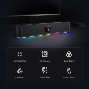 RGB Desktop Stereo Speaker