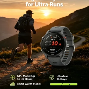 Garmin Forerunner 255 46mm Sports Smartwatch with 1.3-Inch Color Screen