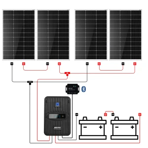 ECO-WORTHY 400 Watt 12 Volt Premium Solar Panel Kit 400W