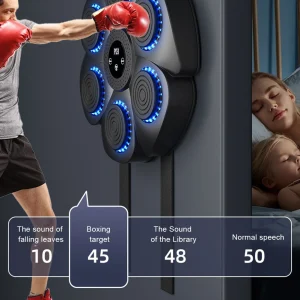 Smart Bluetooth-Compatible Boxing Machine Wall Mounted - Thumbnail Image 4