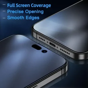 3-Pcs Oleophobic Coating Dust Free Easy Installation Matte Screen Protector For iPhone 12-17 - Thumbnail Image 2