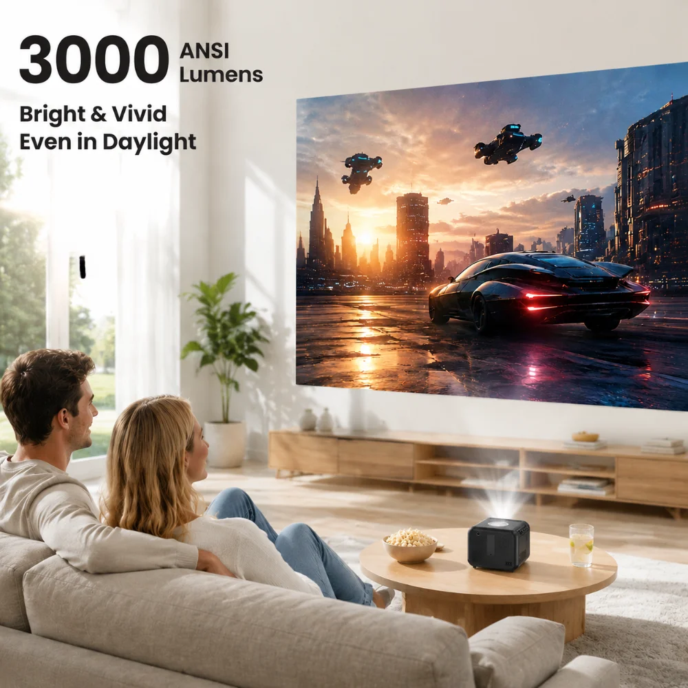 CAIWEI A6W 4K Projector Full HD 1080P Home Theater - Image 3