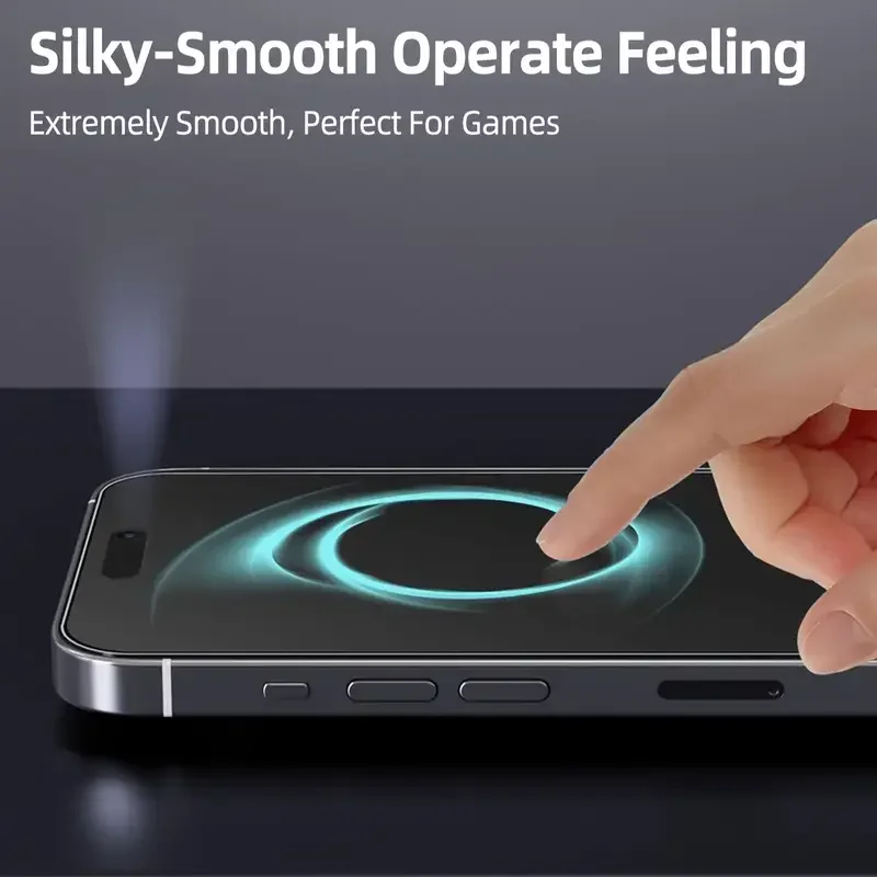 3-Pcs Oleophobic Coating Dust Free Easy Installation Matte Screen Protector For iPhone 12-17 - Image 3