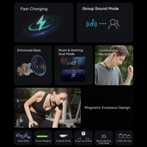 Wavefun Flex Pro Ultimate Quick Charging Bluetooth Earphone